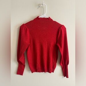 Women’s Red Sparkly Sweater Size US 4 (size UK 8)